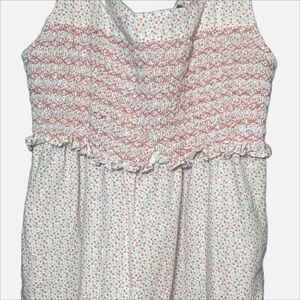 Dondolo smocked floral one of a kind romper jumpsuit size XXL plus size